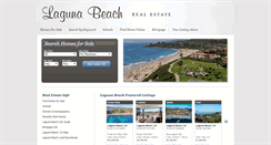 Desktop Screenshot of lagunabeach-realestate.com