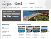 Tablet Screenshot of lagunabeach-realestate.com